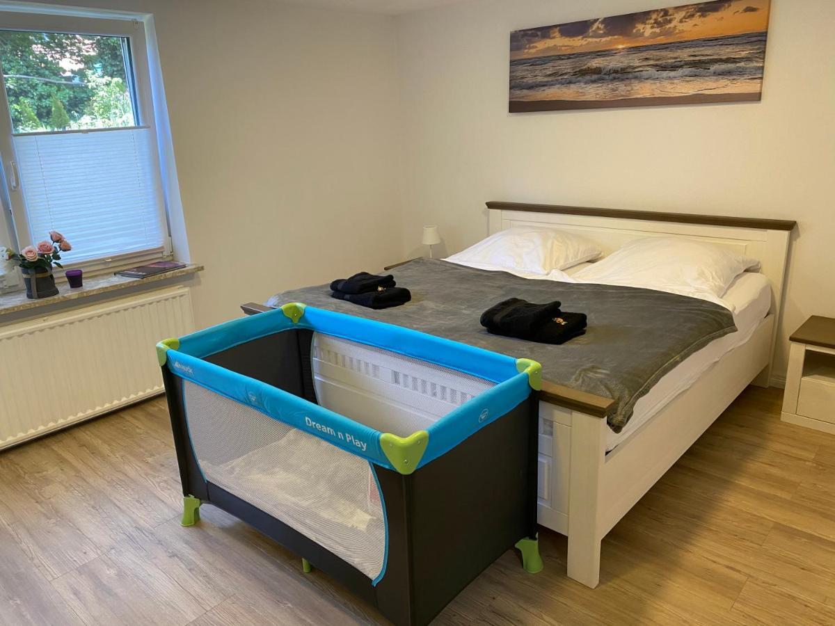 Schoene Wohnung Mit Garten Beim Outletcenter 5 Km Boostedt Exterior foto